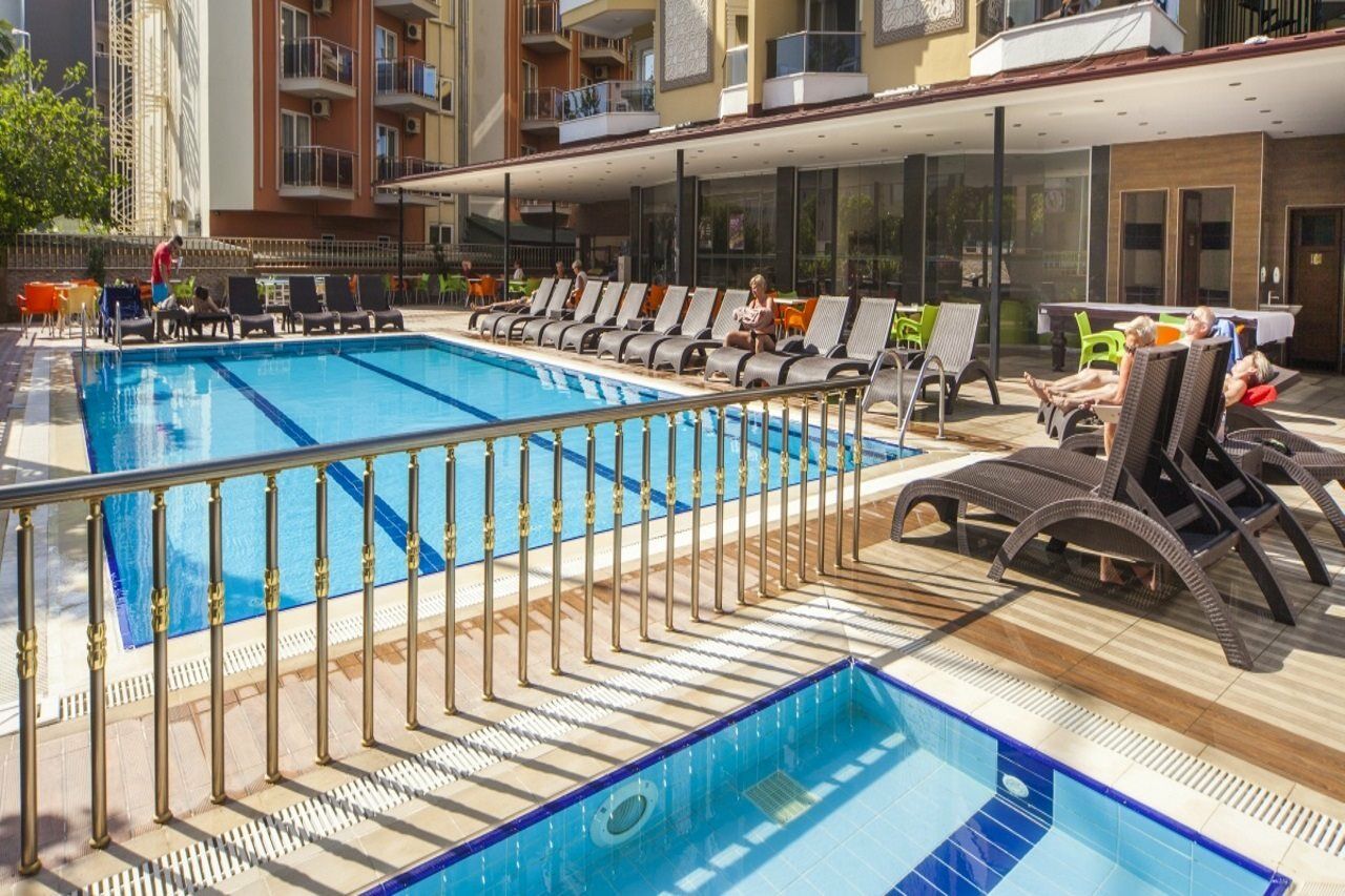 Kleopatra Ada Beach Hotel Alanya Exterior foto