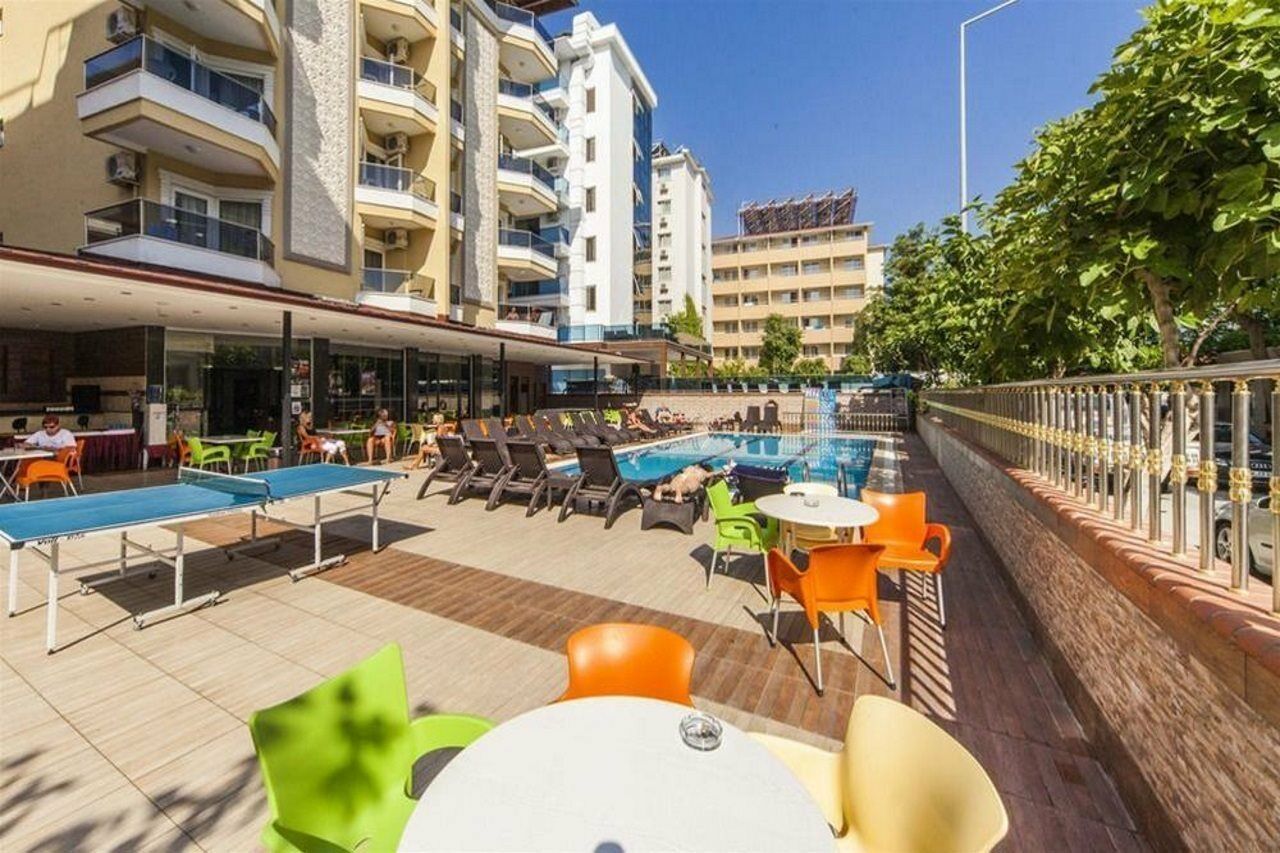 Kleopatra Ada Beach Hotel Alanya Exterior foto